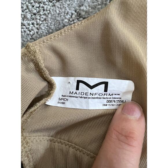 Maidenform Shaper Shapewear Small Open Bust Wear Your Own Bra Thigh Skimmer - Picture 12 of 12